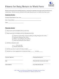 However, our short term disability (std) carrier has denied . Fit To Work Form Fill Online Printable Fillable Blank Pdffiller