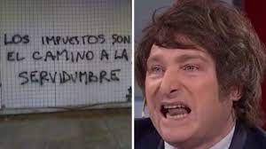 May 30, 2021 · javier milei, es el antídoto contra esta aberración, en la forma y el fondo. Milei Ya Gano La Calle Las Increibles Pintadas Que Aparecieron Con Frases Contra El Estado Infotechnology Com