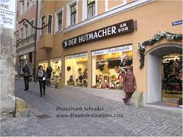 Anne S Favorite Hat Store In Regensburg Germany She Is Modeling Her Latest Purchase Hat Stores European River Cruises Hat Fashion
