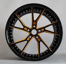 Black And Yellow Rims For Sale Oem Black Forged Wheels Forged Wheels Wheel Custom Wheels Cars