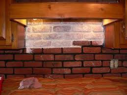 Classic brick backsplash from redhead can decorate. Whitewashing My Faux Brick Backsplash Brick Backsplash Faux Brick Backsplash Brick Backsplash Kitchen