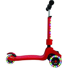 Jetson Saturn Folding 3 Wheel Kick Scooter Light Up Stem And Deck Lean To Steer Design Sturdy Wide Deck Adjustable Height Kids Kick Scooter 3rd Wheel Light Up