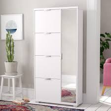 This diy shoe cabinet is simple, with an almost minimalist beauty. Ebern Designs Shoe Cabinet Reviews
