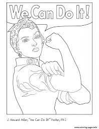 Well, a deer is the ancient the ever classy and macho rosie the riveter was an easy choice. Rosie The Riveter Coloring Pages Printable