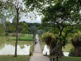 There is a parking lot for motor transport. Bukit Jalil Recreational Park Walk Kuala Lumpur Malaysia Pacer