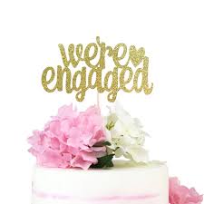 I am posting below links for the materials or. Were Engaged Cake Topper Glitter Topper Engagement Party Cake Topper Bride Cake Topper Birthday Party Decorations Party Supplies Cake Decorating Supplies Aliexpress