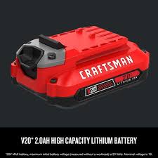 Craftsman battery adapter #2 18v nicad to 20v dewalt lithium kit. Craftsman 20 Volt Max Lithium Ion Battery 2 Pack Lowe S Canada