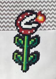 J Ai Le Plaisir De Vous Presenter Cet Article De Ma Boutique Etsy Livraison Gratuite Marque Page Signet Plante Carnivore Roug Pixel Art Mario Bros Signets