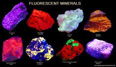 30 Best Gems Under Uv Light Images Minerals Gems Rocks