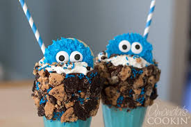 Preheat oven to 375 degrees. Cookie Monster Freak Shakes An Adorably Extreme Milkshake