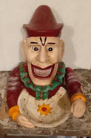 Clown Mechanical Nutcracker Cast Iron Heavy Home Garage Gift Decor