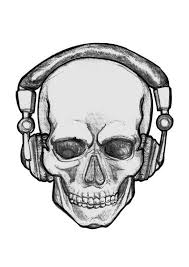 Cool Drawing Of Skulls And People With Headphones Drawing Clipart Best Drawing Cool Drawings Cool Sketches Skulls Drawing