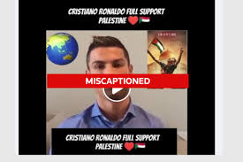 Fact Check: Altered, miscaptioned images of Cristiano Ronaldo in  pro-Palestinian video | Reuters