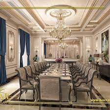 غرفه طعام كلاسيك اعتمد المصمم علي استخدام الخشب الثقيل والزخارف الفنية ومجموعة الستائر المنسدله بطريقه فنية تعيدنا للقصور المل home ceiling lights home decor