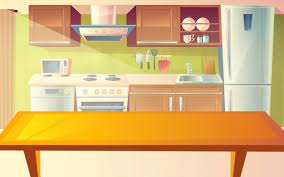 Also, you can adjust, crop and erase backgrounds to create the perfect picture. Cartoon Kitchen Background Images Free Vectors Stock Photos Psd