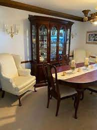 Reid dark cherry extendable dining room set. Cherry Post 1950 Time Period Manufactured Antique Dining Sets For Sale Ebay