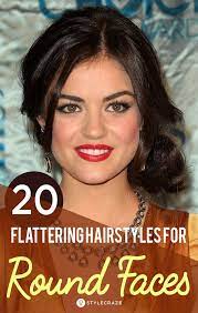 20 Most Flattering Haircuts For Round Faces Hair For Round Face Shape Round Face Haircuts Hairstyles For Round Faces