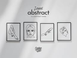 Hand drawn element for cafe logo, inviting card, banner, sale poster, flyer vector art, clipart and stock vectors. One Line Art Designs Themes Templates And Downloadable Graphic Elements On Dribbble