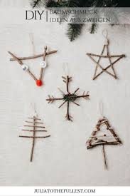 5 Bezaubernde Ideen Fur Christbaumschmuck Aus Zweigen Christbaumschmuck Baumschmuck Weihnachtsbaumschmuck Basteln
