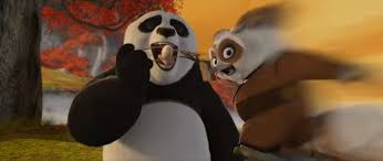In Kung Fu Panda Master Shifu Briefly Looks At The Camera As He Steals Po S Dumpling Moviedetails It's the story about a lazy, irreverent slacker panda, named po, who is the biggest fan of kung fu around.which doesn't exactly come in handy while working every day in his family's noodle shop.