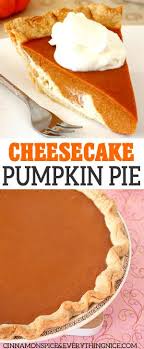 Cheesecake Pumpkin Pie Recipe Pumpkin Pie Pumpkin Recipes Pumpkin Pie Recipes