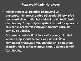 Milada horáková je nejznámější obětí politických monstrprocesů v československu. Ppt Politicke Procesy Powerpoint Presentation Free Download Id 3624150