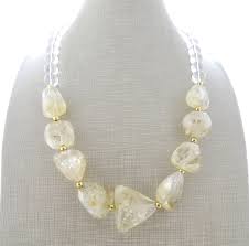Yellow Citrine Necklace Clear Rock Crystal Necklace Chunky Etsy Rock Crystal Necklace Gemstone Choker Citrine Necklace