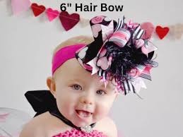 Over the Top Bows Red Black Green,red Green and Black Baby Headband,baby  Headbands,christmas Bow Headbands,toddler Girl Over the Top Hairbow