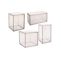 Clear Hard Plastic Box with Flush Lid