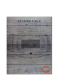 chicago bears 16x20 seating chart sign