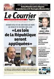 Calameo Le Courrier D Algerie Du Samedi 15 Decembre 2018