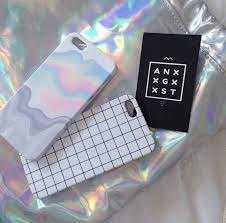 Aesthetic Black And White Phone Case Adidas Aesthetic Black Grunge Holographic Nike Tumblr White Diy Capa De Celular Capas Para Telefone Capas De Celular