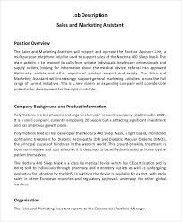 The marketing assistant job description includes elements such as: 12 Marketing Assistant Job Description Templates Pdf Doc Free Premium Templates