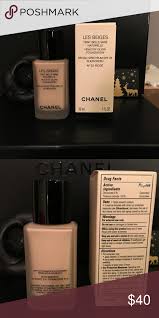 Chanel Les Beiges Teint Belle Mine Naturelle Spf 25 Chanel Les Beiges Foundation No 22 Beigh Rose Chanel Makeup Foundation Chanel Les Beiges Chanel