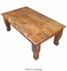 Southwest Mesquite Coffee Table With Turquoise Inlay Coffee Table Wood Coffee Table Turquoise Table