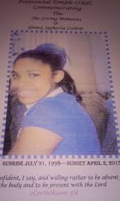 Ebony Japheria “Purple Flower” Corbitt (1998-2015)