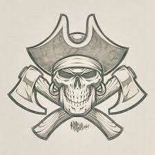 Pirate Skull Top Inspiration Illustration Design Graphic Deesigner Sketching Digital Art Animation Art Character Design Skull Art Drawing Pen Art Drawings