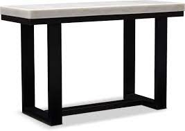 Transitional sofa table with rectangular. Artemis Marble Console Table American Signature Furniture