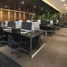 Tata ruang kantor terbuka ini memiliki keuntungan tersendiri bila digunakan. Desain Ruang Kerja Kantor Minimalis Dan Ergonomis Voire Project