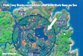 The stark mansion, also known as tony stark's malibu mansion, or simply the malibu mansion, is an advanced and modernized mansion created and owned by tony stark. Fortnite Finde Tony Starks Verstecktes Labor Fundort Auf Der Map