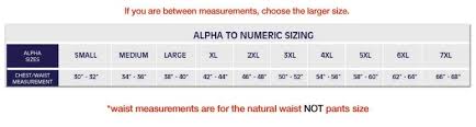 Lapco Fr Sizing Information