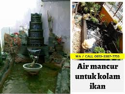 Air mancur tidak hanya sejuk pada hari yang cerah. Grantnsaipan Taman Air Mancur Rumah Minimalis