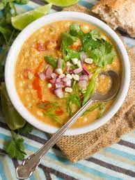 Red Lentil Corn Chowder Connoisseurus Veg Red Lentil Recipes Lentil Recipes Red Lentil