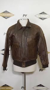 D07356 Vtg Usaf Chevignon A 2 Flight Pilot Bomber Leather Jacket Size L Leather Jacket Jackets Leather Bomber Jacket