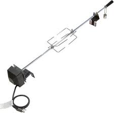 Rotisserie accessories including spit rods, couter balance weights, tumble baskets, mounting brackets. 4712176436014 Perfect Flame Universal Rotisserie Kit 40 Inches