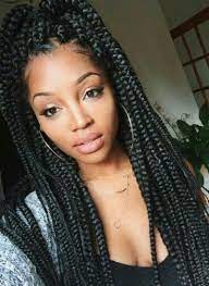 Full Head Of Box Braids Hairstyles For Black Women Hair Styles Box Braids Styling