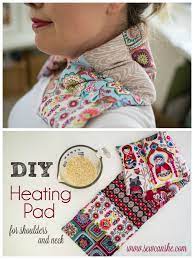 How To Make A Diy Heating Pad For Shoulders And Neck Free Tutorial Diy Heating Pad Sewing Projects For Beginners Christmas Sewing Projects