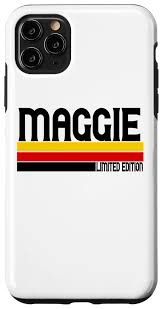 Amazon.com: iPhone 11 Pro Max MAGGIE Name Personalized Cute Idea Vintage  Women MAGGIE Case : Cell Phones & Accessories