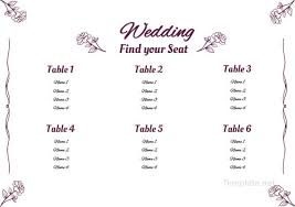 24 Wedding Seating Charts Templates Modern Luxury