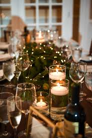Romantic Wedding Centerpiece With Candles At Rustic Wedding Venue In Nj Lakefront Weddings Romantic Wedding Centerpieces Winter Wedding Centerpieces